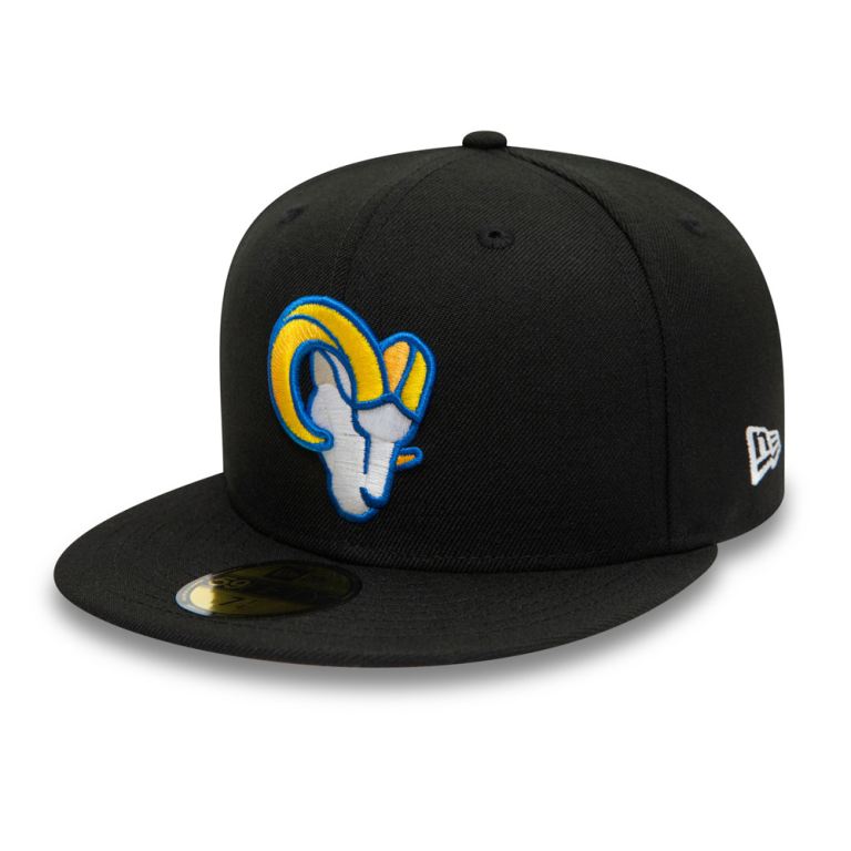 Gorras New Era 59fifty Negros - LA Rams NFL Draft 35192UJQV